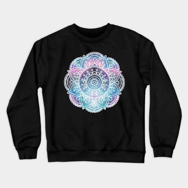 Galaxy Mandala Crewneck Sweatshirt by ChipiArtPrints